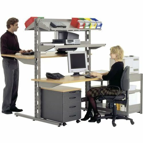 Werkpost Voor PC: Uitvoering Staand En/of Zittend LxBxH 1306x1700x1785 3 Werkpost Voor PC: Uitvoering Staand En/of Zittend LxBxH 1306x1700x1785