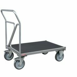 Plateauwagen Met Antislipmat Met 1 Buis Duwbeugel - 500 Kg - FIMM -FACOM Winkel AIG17479512