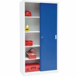 Hoge Schuifdeurkasten CH - Breedte 150 Cm - Manutan -FACOM Winkel AIG1831614 1