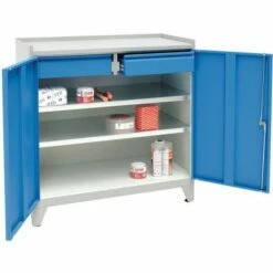 Gereedschapskast Op Poten - Met 2 Deuren - Manutan