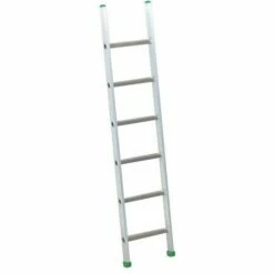 Enkelvoudige Aluminium Ladder Prima - 5 Tot 9 Schuine Treden - Facal
