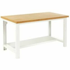 Werkbank Cubio Met Vast Legbord - Breedte 200 Cm - Linoleum -FACOM Winkel AIG1858717