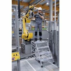 Vast En Verrijdbaar Opstapkrukje Met Groot Platform