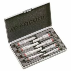 FACOM Set Van 8 Platte Micro-Tech® - Phillips® - Pozidriv® Schroevendraaiers