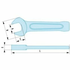 FACOM Vonkvrije Slagsteeksleutels, Metrische Maten
