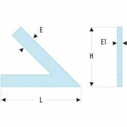 FACOM Winkelhaak Met Aanslag Op 45°