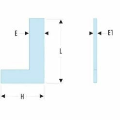 FACOM Eenvoudige Winkelhaken - Klasse I