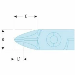 FACOM Lange, Slanke Kniptang, ESD, Met Uitsparing 5 FACOM Lange, Slanke Kniptang, ESD, Met Uitsparing -FACOM Winkel AIG1969662