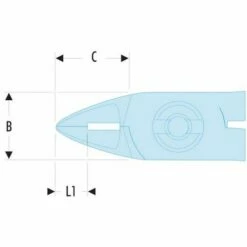 FACOM Micro-Tech® Zijkniptang Voor DIP- En CMS-componenten