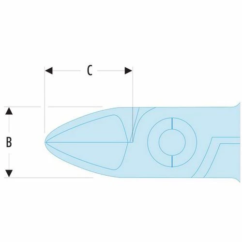 FACOM Gedrongen Kniptangen, ESD: Veelzijdig 4 FACOM Gedrongen Kniptangen, ESD: Veelzijdig - Afbeelding 2