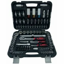 Gereedschapskoffer + Doppen 1/2 En 1/4 6 Kanten - 98 Delen