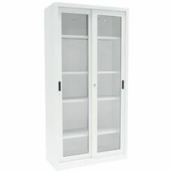 Hoge Kast Uit één Stuk Met Vitrine - Breedte 1000 Mm - Manutan -FACOM Winkel AIG2013546