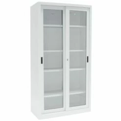 Hoge Kast Uit één Stuk Met Vitrine - Breedte 1000 Mm - Manutan -FACOM Winkel AIG2015510