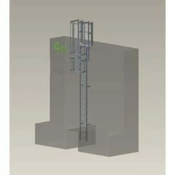 Complete Kooiladderset - Hoogte 4,50 M