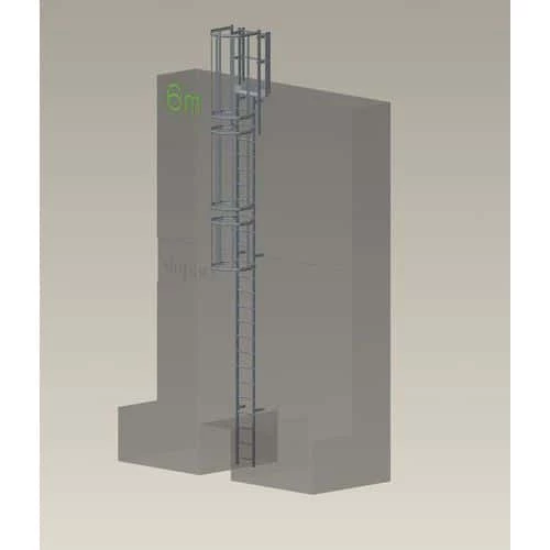 Complete Kooiladderset - Hoogte 6,25 M 3 Complete Kooiladderset - Hoogte 6,25 M