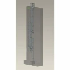 Complete Kooiladderset - Hoogte 14,25 M