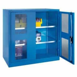 Opzet-draaideurkast Met Glazen Deuren - Breedte 102 Cm -FACOM Winkel AIG2102965