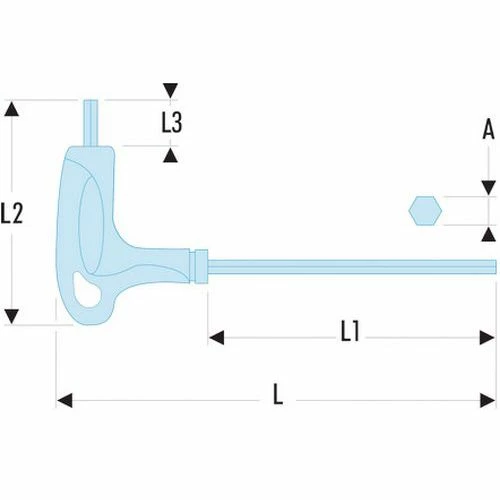 FACOM Standaardsleutels 6-kant, Metrische Maten 3 FACOM Standaardsleutels 6-kant, Metrische Maten