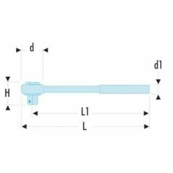 FACOM Stofdichte Ratel 1/4 -FACOM Winkel AIG2160737