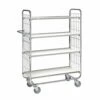 Flexibele Etagewagen 4 Plateaus Verstelbaar KM8000-4 - Kongamek
