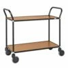 Stalen Wagen Met 2 Houten Plateaus - 2 Handgrepen - Draagvermogen 250 Kg -FACOM Winkel AIG2258374