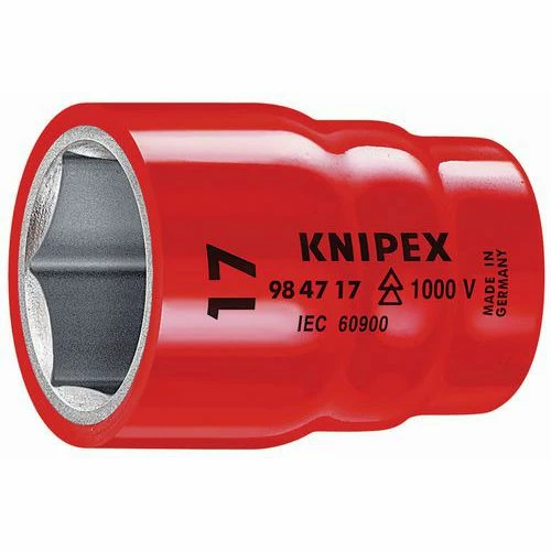 Dop Voor Ratel (dubbele Zeskant) Met Binnenvierkant 1/2'' - Knipex 8 Dop Voor Ratel (dubbele Zeskant) Met Binnenvierkant 1/2'' - Knipex - Afbeelding 6