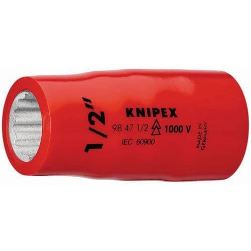 Dop Voor Ratel (dubbele Zeskant) Met Binnenvierkant 1/2'' - Knipex 21 Dop Voor Ratel (dubbele Zeskant) Met Binnenvierkant 1/2'' - Knipex - Afbeelding 19