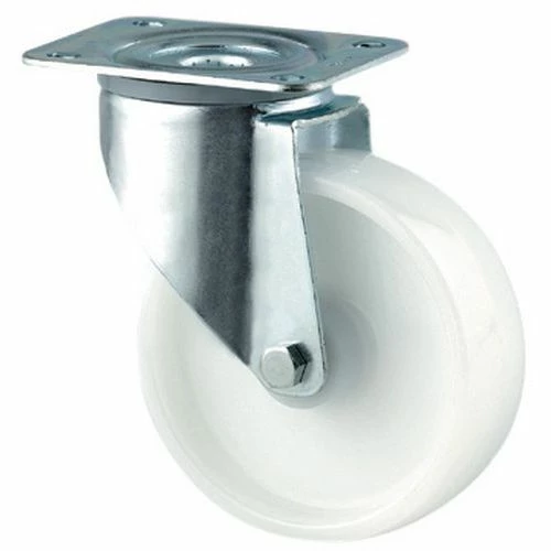 Zwenkwiel Met Grondplaat - Draagvermogen 120 Tot 350 Kg 4 Zwenkwiel Met Grondplaat - Draagvermogen 120 Tot 350 Kg - Afbeelding 2