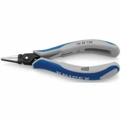 Voorkant 9 KNIPEX Precisie Elektronicatang, Componentengreep 130mm_34 42 130