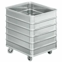 Wagen Zonder Deksel Met Aluminium Wanden