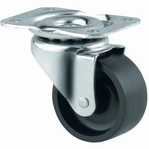 Zwenkwiel Met Grondplaat - Draagvermogen 120 Tot 350 Kg 6 Zwenkwiel Met Grondplaat - Draagvermogen 120 Tot 350 Kg - Afbeelding 4