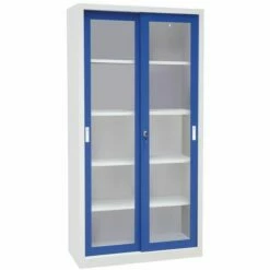 Hoge Kast Uit één Stuk Met Vitrine - Breedte 1000 Mm - Manutan -FACOM Winkel AIG2417273