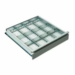 Set Verdelers Voor Lade - Staal - 12 Vakken