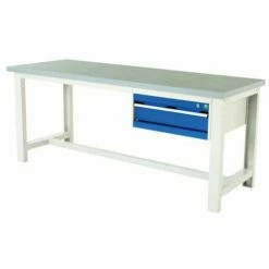 Werkbank Cubio Met 1 Lade - Breedte 200 cm - Linoleum 8 Werkbank Cubio Met 1 Lade - Breedte 200 cm - Linoleum -FACOM Winkel AIG2509980