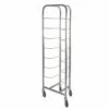 Rek RVS Op Wielen 8 Niveaus Voor Voedselbakken - GILAC -FACOM Winkel AIG2555140