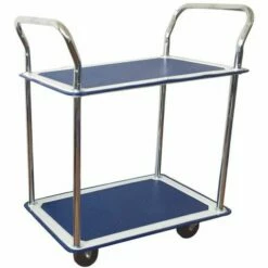 Plateauwagen Met 2 Plateaus - Draagvermogen 120 Kg - Manutan