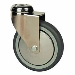Wiel Met Boutgat - Draagvermogen 70 Tot 80 Kg - Zwenkwiel