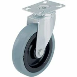 Zwenkwiel Met Grondplaat - Draagvermogen Van 60 Tot 110 Kg