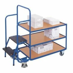 Orderverzamelwagen Met 3 Laadvlakken Laag