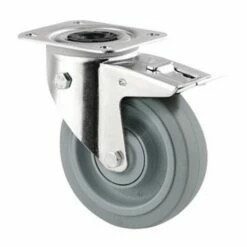 Zwenkwiel Met Plaat - Draagvermogen 160 Kg