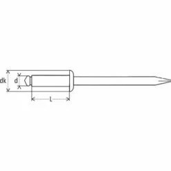 Standaard Klinknagel - Diameter 4 Mm