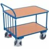 Ergonomische Wagen Met 2 Houten Plateaus - Verticale Duwbeugel - Draagvermogen 400 kg 2 Ergonomische Wagen Met 2 Houten Plateaus - Verticale Duwbeugel - Draagvermogen 400 kg -FACOM Winkel AIG3108307