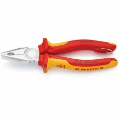 Voorkant 17 Kombitang Verchroomd 180 Mm _ 03 06 180 T KNIPEX