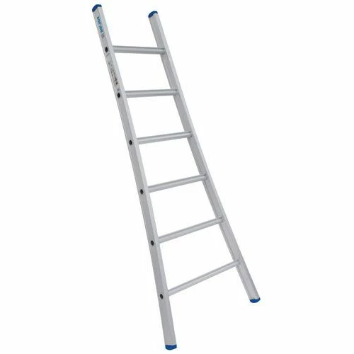 Enkelvoudige Aluminium Ladder Prima - 6 Tot 16 treden - Solide 3 Enkelvoudige Aluminium Ladder Prima - 6 Tot 16 treden - Solide