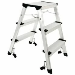 Dubbelzijdig Opstapkrukje, Opvouwbaar - Manutan