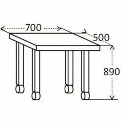 Verrijdbare Werkbank Met Laden En Deuren