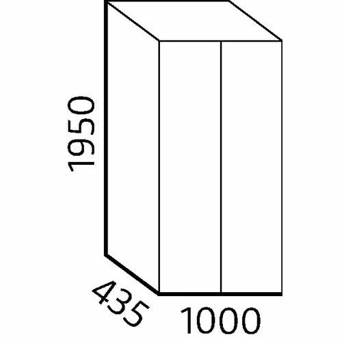Onderdelenkast 1000 - 90 Bakken - Diepte 43,5 Cm 4 Onderdelenkast 1000 - 90 Bakken - Diepte 43,5 Cm - Afbeelding 2