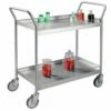 Chariot Inox Avec Galeries - 2 Plateaux - Force 300 Kg 2 Chariot Inox Avec Galeries - 2 Plateaux - Force 300 Kg -FACOM Winkel AIG375344