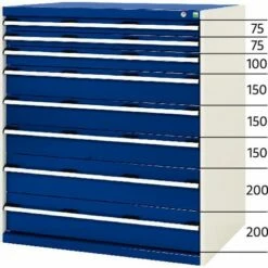 Werkplaatsladekast Bott SL-107 - Hoogte 100 Cm 41 Werkplaatsladekast Bott SL-107 - Hoogte 100 Cm -FACOM Winkel AIG375609