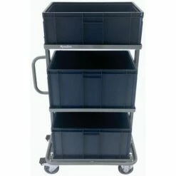 Stalen Wagen Met Bakken - Draagvermogen 200 kg - Manutan